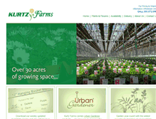 Tablet Screenshot of kurtz-farms.com